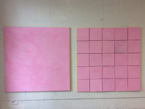 Elisabeth Dosteri - Additionen III Pink/Gelb