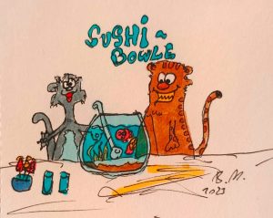 Brigitte Mulderer - Sushi-Bowle